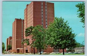 Postcard WV Huntington Marshall University Twin Towers Residence Hall N12