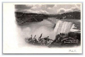 American Falls From Goat Island Niagara Falls NY UNP Vignette UDB Postcard P27