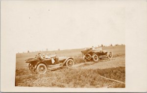 Rosalia WA Washington Automobiles Real Photo Postcard G62