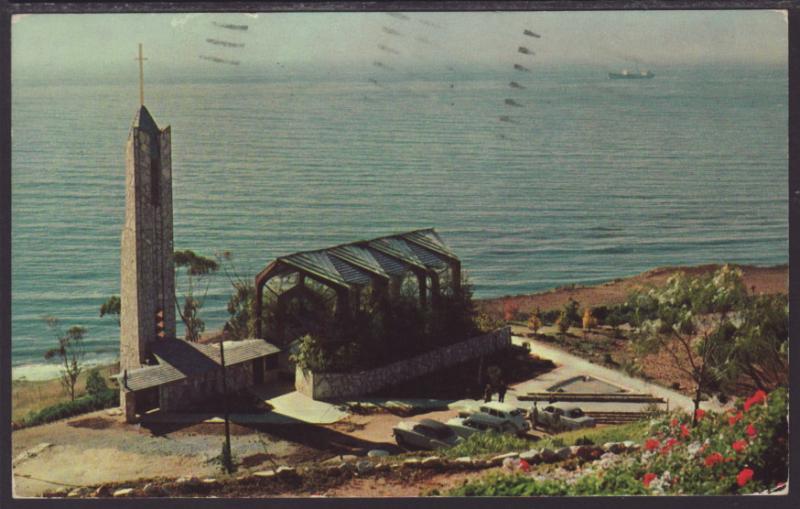 Wayfairers Chapel,Rancho Palos Verdes,CA Postcard BIN