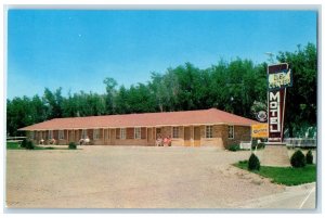 c1960's US Center Motel Smith Center Kansas KS Unposted Vintage Postcard