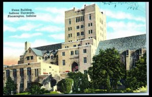 1940s Union Building Indiana University Bloomington IN Postcard