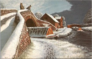 England Wintertime Great Haywood Junction Trent and Mersey Canal