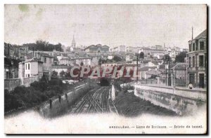 Old Postcard Angouleme Bordeaux Line Tunnel Entrance