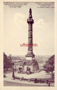 BELGIUM. BRUXELLES, COLONNE DU CONGRES Tombeau d'un Soldat Inconnu