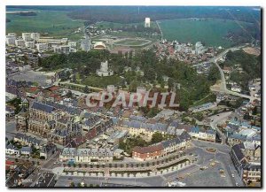 Modern Postcard Normandy France by plane on Gisors