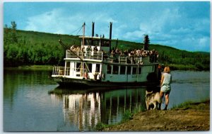 Postcard - The river boat Discovery on the Chena River - Fairbanks, Alaska