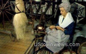 Spinning Wool, Shakers - Pleasant Hill, Kentucky KY  
