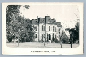 SONORA TX COURT HOUSE VINTAGE REAL PHOTO POSTCARD RPPC