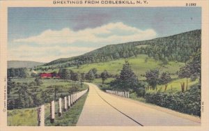 New York Cobleskill Greetings From Cobleskill