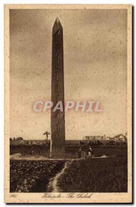 Old Postcard Egypt Egypt Heliopolis The obelisk