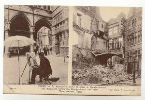 Nieuwerk, Artist, Before After War Ruins Ypres Belgium,