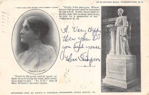 Frances E. Williard Suffragette 1906 