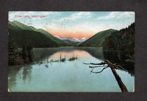 WA Cedar Lake  Wilkeson Washington Postcard 1910