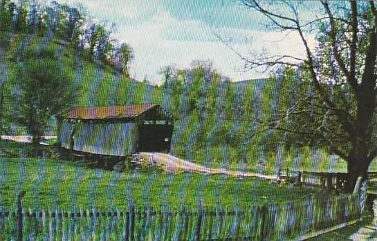 Covered Bridge A Rustic Setting In Noble County Vermont