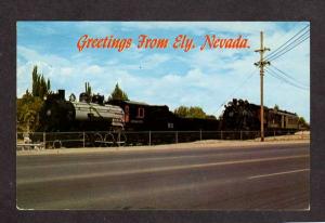 NV Kennecott Railroad Train Engine ELY NEVADA Postcard