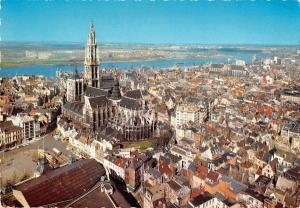 BG35512 anvers antwerppen panorama en kathedral belgium