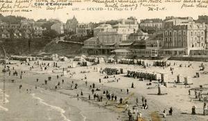 France - The Beach at Dinard on the Emerald Coast