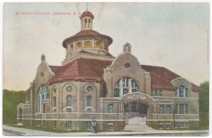 1914 Methodist Church Aberdeen South Dakota Postcard