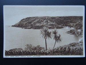 Devon SALCOMBE Bolt Head from Castle Point - Old Postcard by J.Salmon Ltd