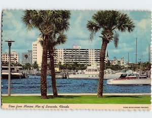 Postcard View from Marina Mar of Sarasota, Florida