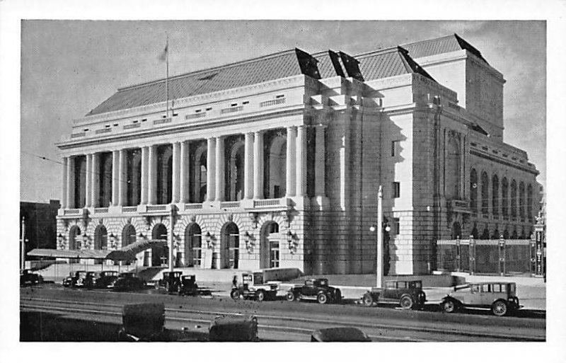 War Memorial Opera House San Francisco California  