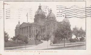 Iowa Des Moines State Capitol Building 1906