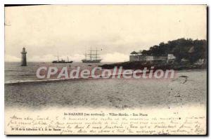 Postcard Old St Nazaire surrounding cities Martin Lighthouse Sound