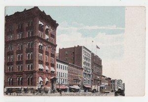 P2723 old postcard horses & wagons superior street view cleveland ohio