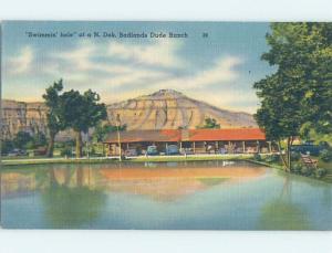 Linen RESORT SCENE Badlands South Dakota SD c4921