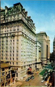 Circa 1957, The Bellevue Statford Hotel, South Broad St. Philideplia PA Postcard