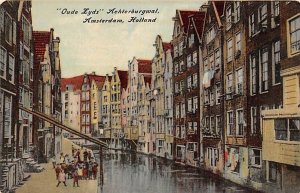 Oude Zyds Achterburgwal Amsterdam Holland Unused 