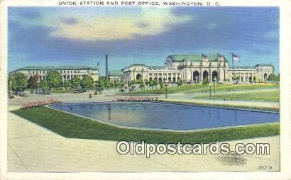 Union Station, Washington DC, District of Columbia, USA Depot Railroad 1936 