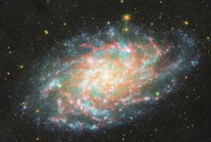 M33 Messier Giant Galaxy Triangulum Space Astronomy Postcard