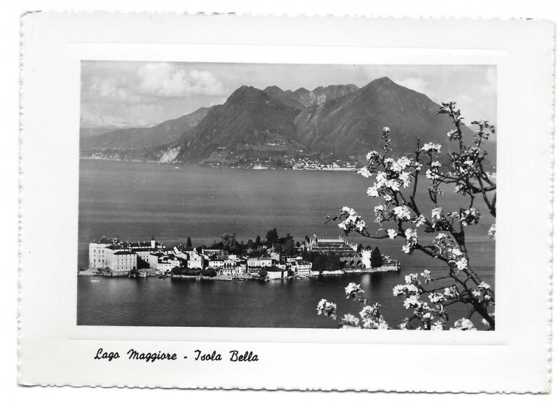 Italy Lago Maggiore Isola Bella Beautiful Isle Glossy RPPC Capucci 4X6 Postcard