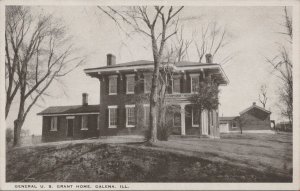 Postcard General US Grant Home Galena IL