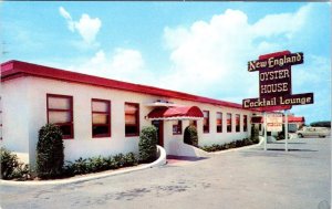 Ft Lauderdale, FL Florida  NEW ENGLAND RAW BAR~OYSTER HOUSE RESTAURANT  Postcard