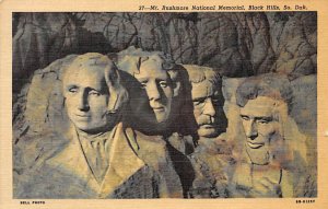 Mount Rushmore National Monument  Black Hills SD 