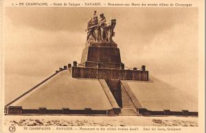 BR72894 navarin monument aux morts des armees alliees de champagne france