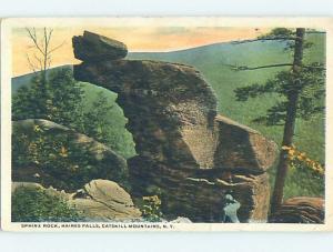 W-Border RUSTIC SCENE Catskill Mountains - Kingston & Poughkeepsie NY hk3811