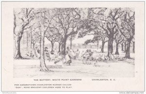 Charleston , South Carolina , 20-40s ; The Battery, White Point Gardens ; Eli...