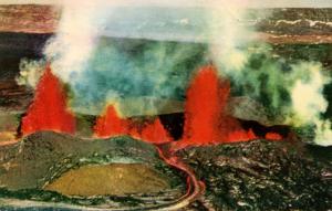 HI - Mauna Loa Volcano Eruption, 1950