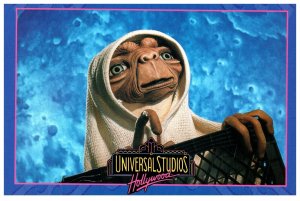 Postcard The E.T. Adventure Universal Studios Hollywood Vintage advertising