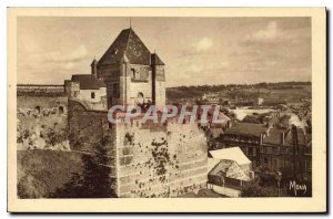Old Postcard Dieppe Chateau tower old St Remy turn of the first century churc...