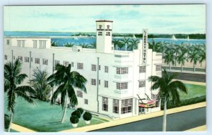 MIAMI, Florida FL ~ Roadside LIBERTY HOTEL Art Deco c1960s Postcard