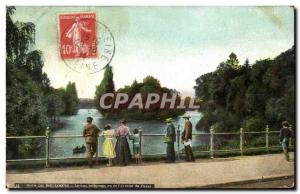 Paris Old Postcard Bois de Boulogne View of & # 39avenue Passy