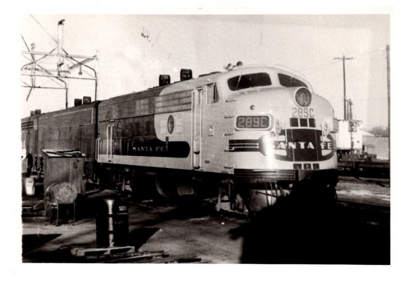 Locomotive 289 C F-9 Dodge City Kansas , Original Photo