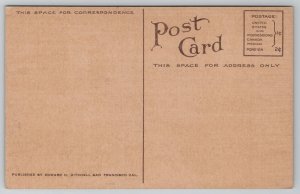 The Sentinel Yosemite Valley Under Moonlit Sky  Postcard H46