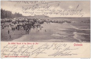 OSTENDE,Le chalet Royal et les Bains de Mer, West Flanders, Belgium, PU-1902