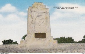 KEY WEST . Florida , 1930-40s ; Monument on Islamorada Key